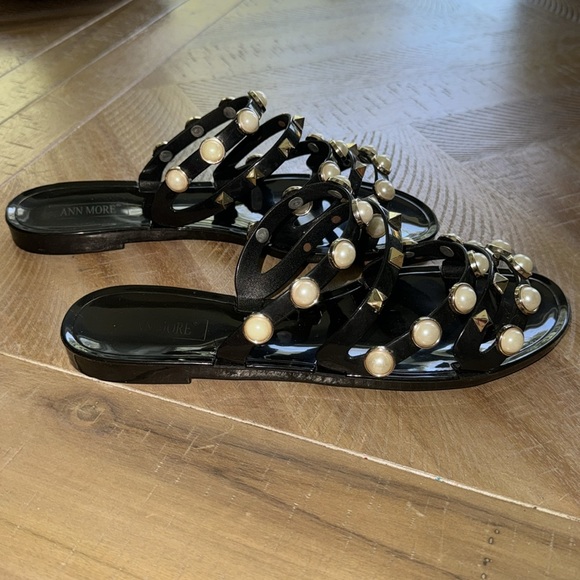 Studded Pearl Sandals - Picture 5 of 5